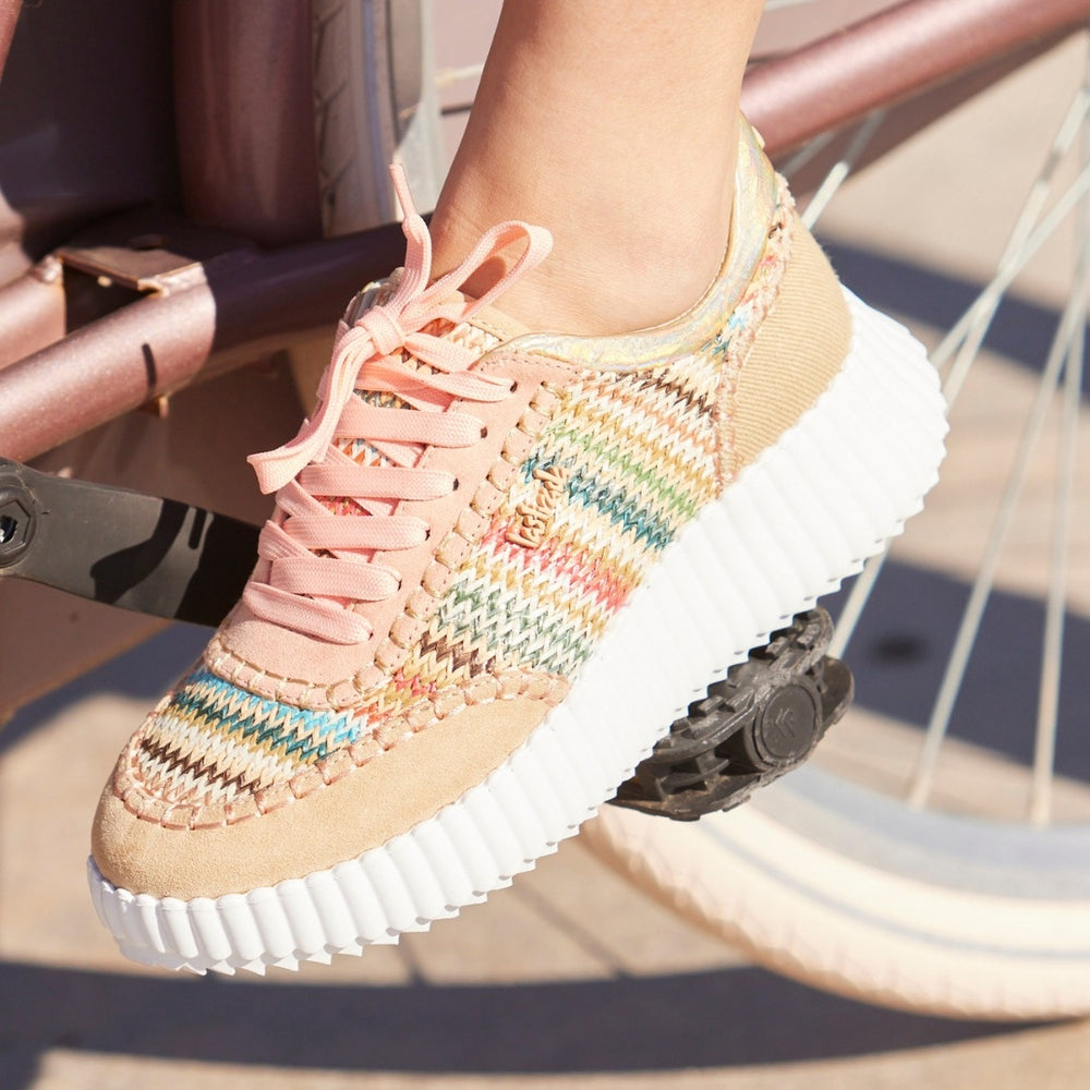 La Strada Turnschuhe Beige Mehrfarbig