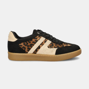 La Strada Sneakers Schwarz Samba Leopard Strass