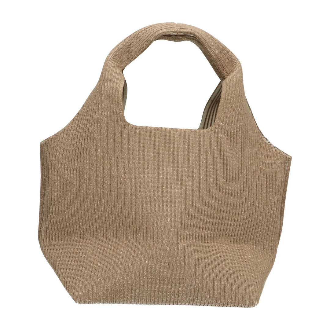 La Strada Tasche Keet gestrickt Gold