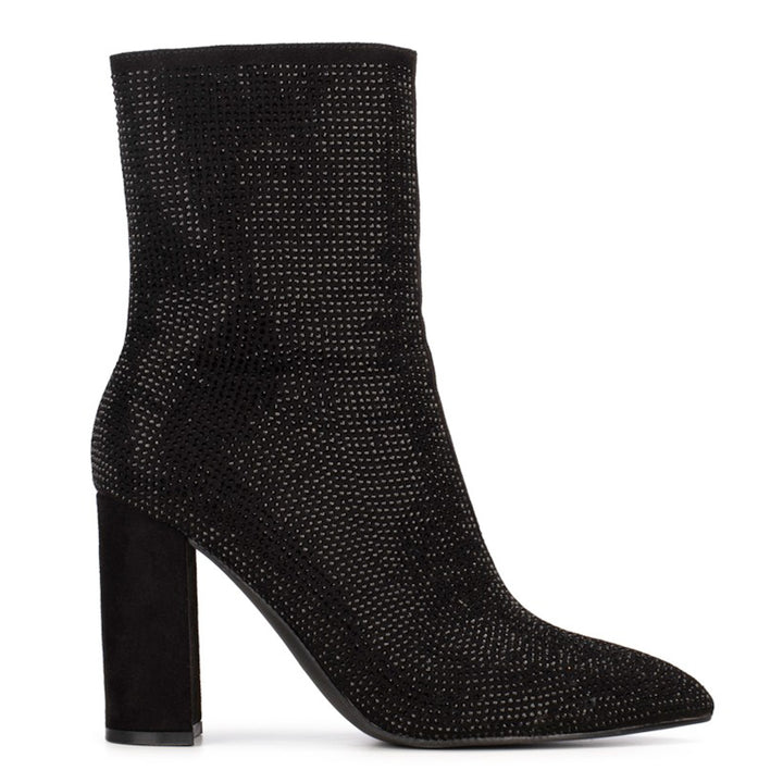 POSH by Poelman Stiefelette Schwarz Lauren Strass