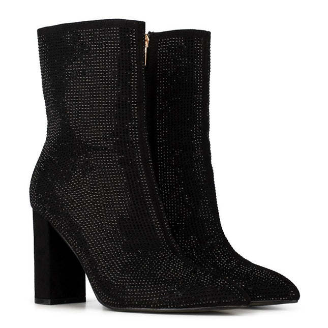 POSH by Poelman Stiefelette Schwarz Lauren Strass