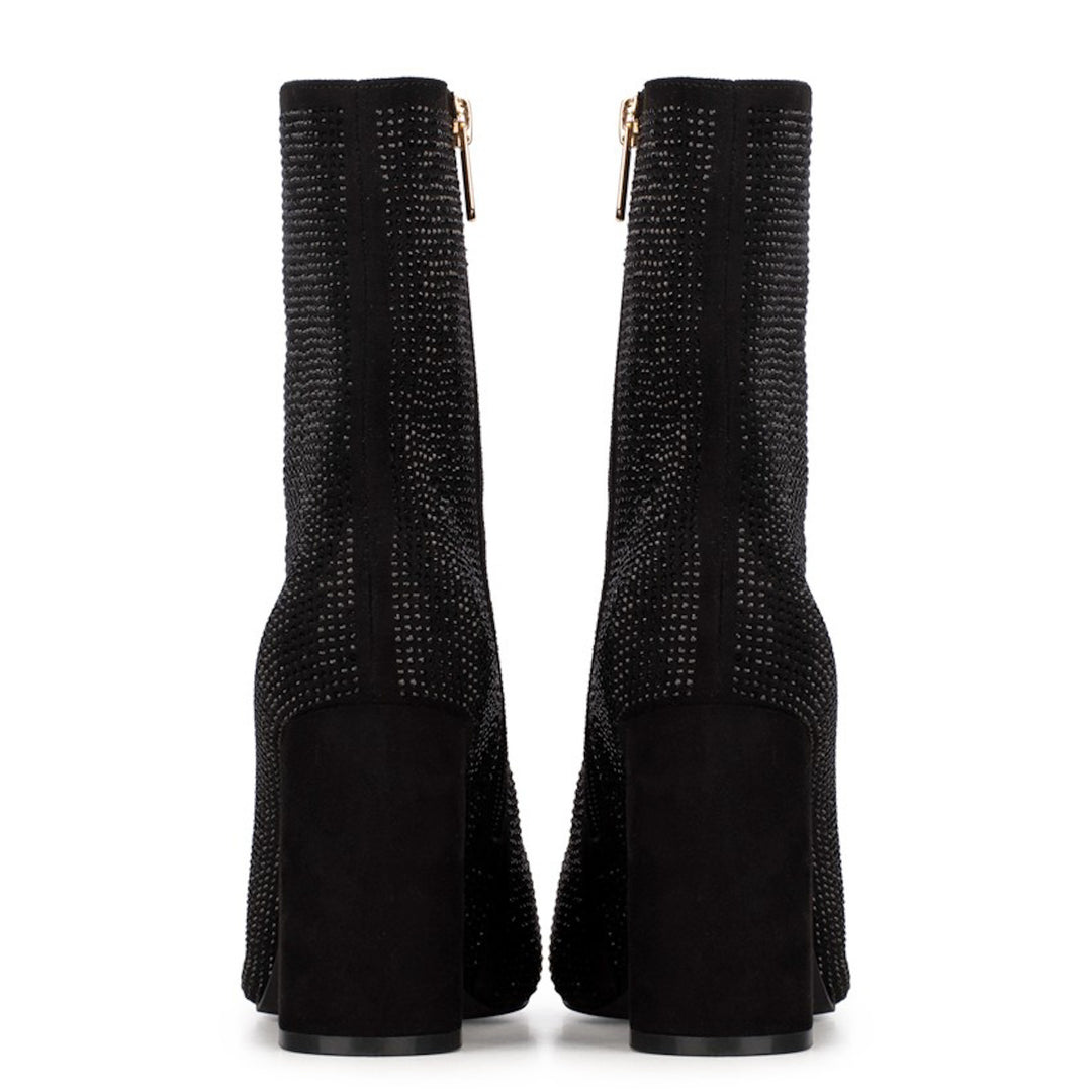 POSH by Poelman Stiefelette Schwarz Lauren Strass