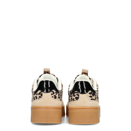 POSH by Poelman Sneakers Beige Lily Leopard