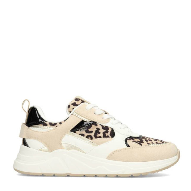 POSH by Poelman Sneakers Beige ROSIE Leopard