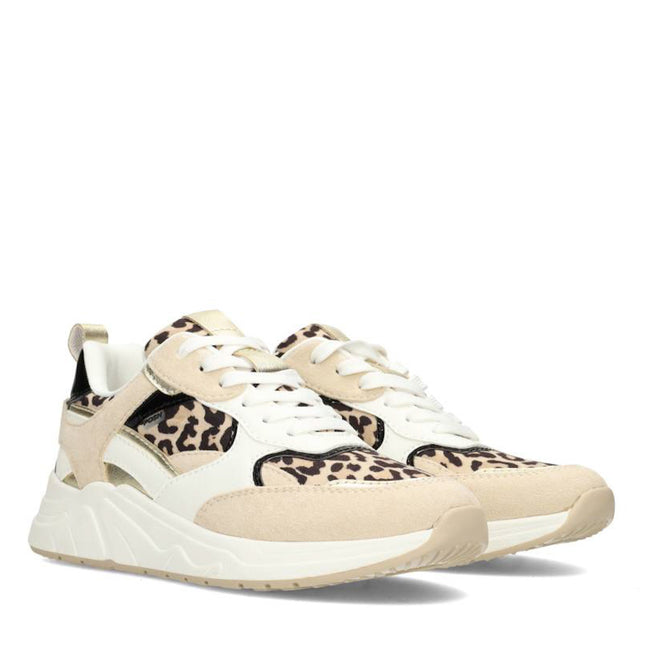 POSH by Poelman Sneakers Beige ROSIE Leopard