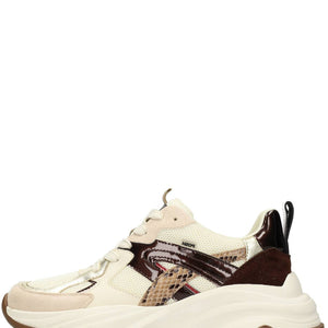 POSH by Poelman Sneakers Braun GIGI Beige kombi