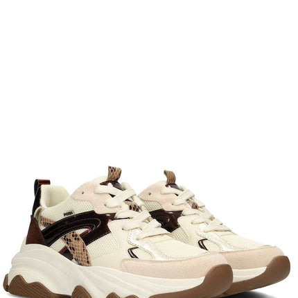 POSH by Poelman Sneakers Braun GIGI Beige kombi