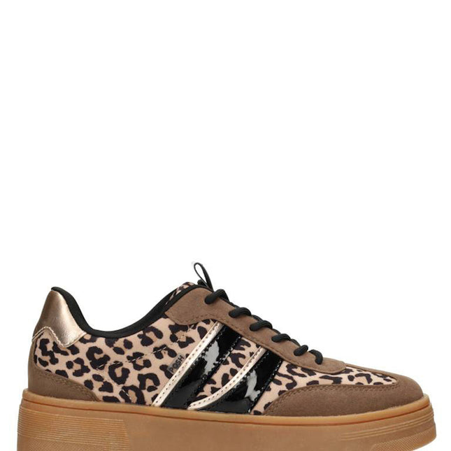 POSH by Poelman Sneakers Braun Lily Leopard
