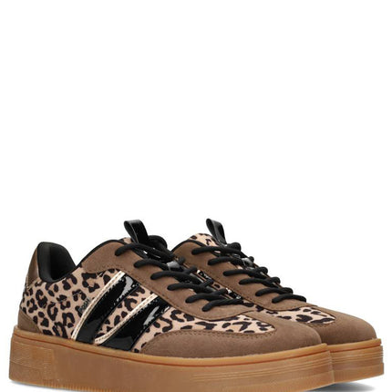 POSH by Poelman Sneakers Braun Lily Leopard