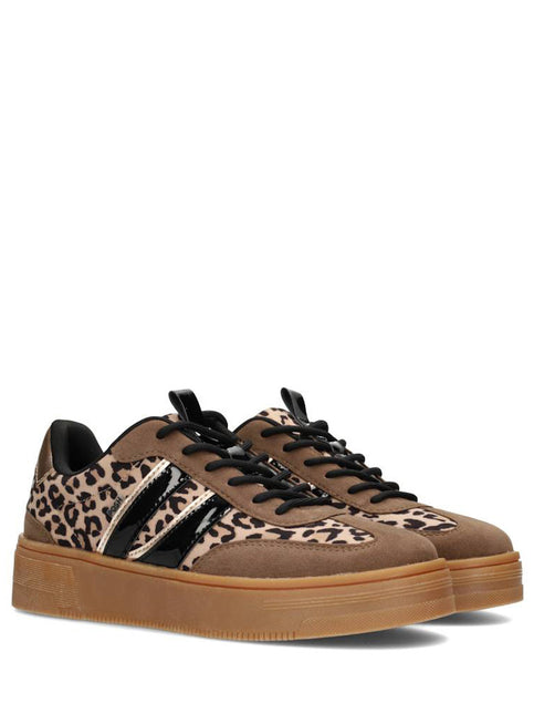 POSH by Poelman Sneakers Braun Lily Leopard