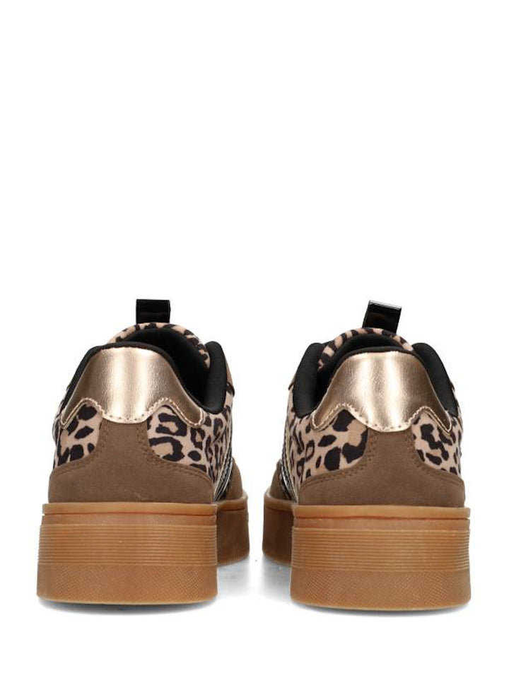 POSH by Poelman Sneakers Braun Lily Leopard