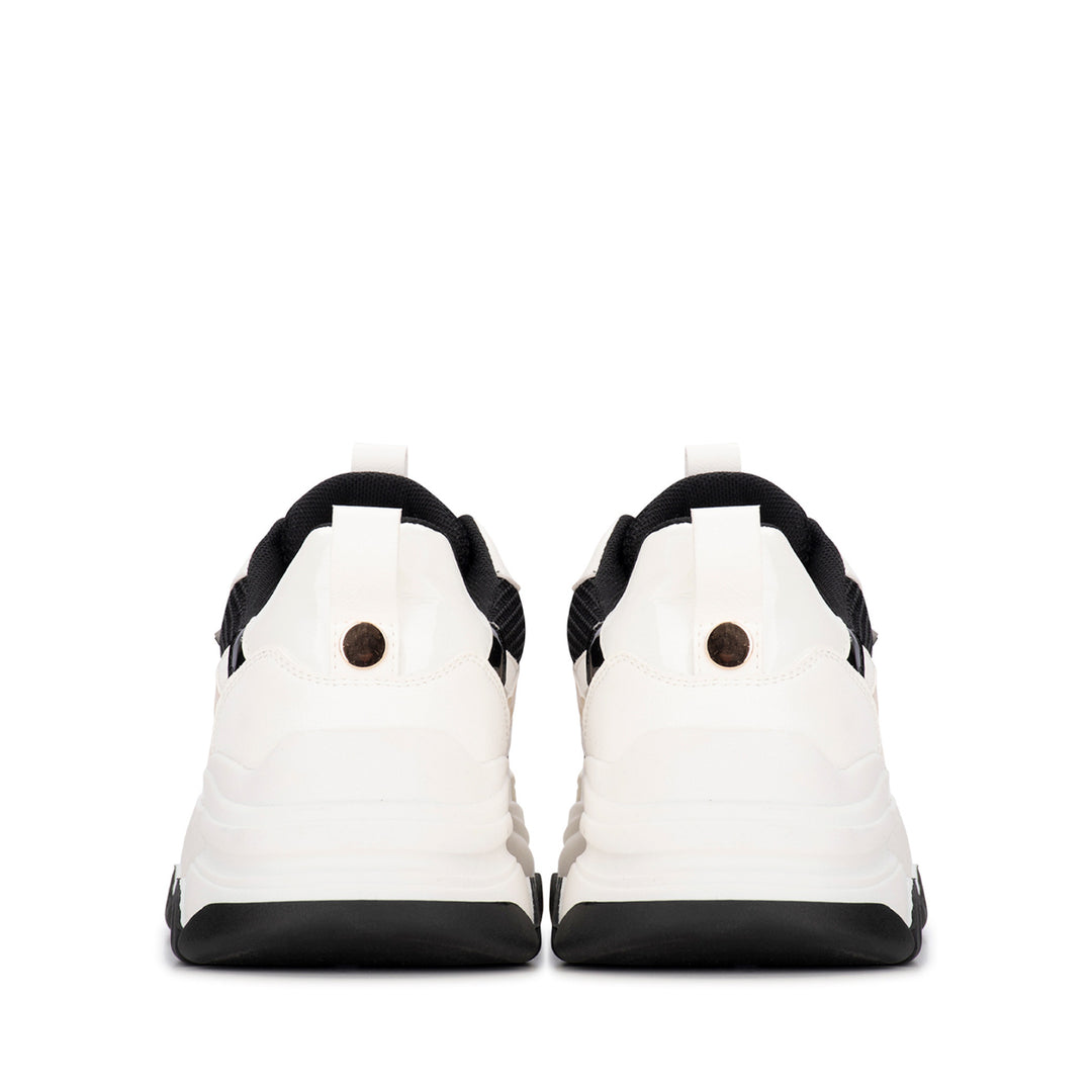 POSH by Poelman Sneakers Weiß GIGI Beige kombi