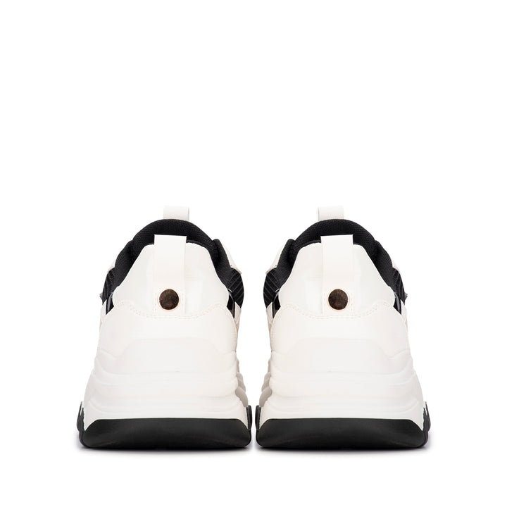 POSH by Poelman Sneakers Weiß GIGI Beige kombi
