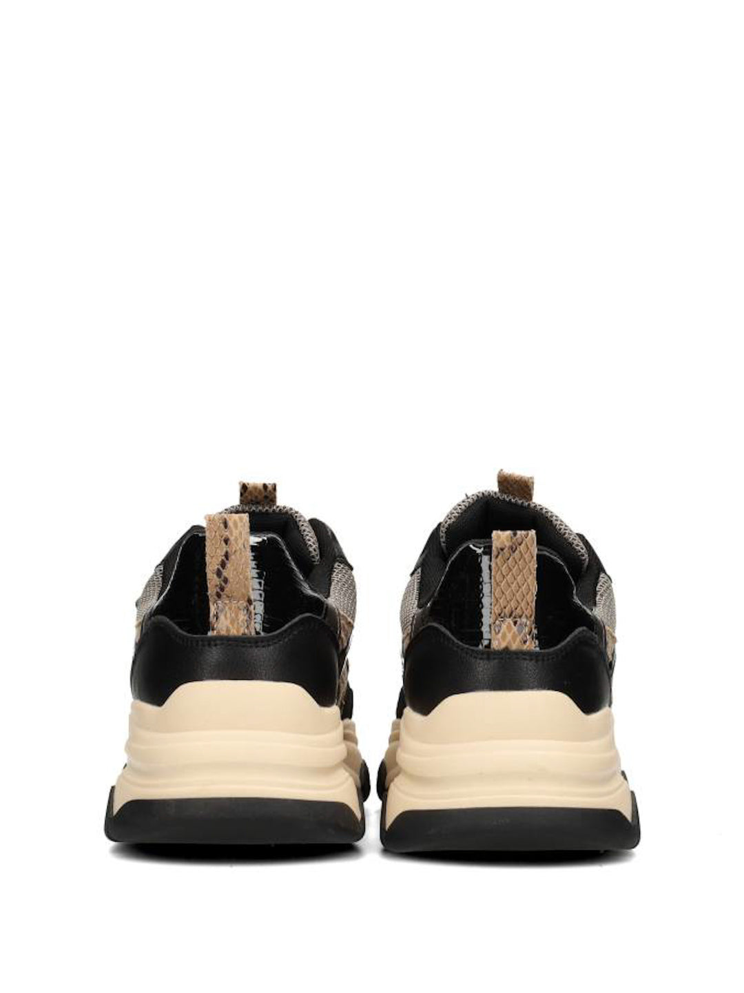 POSH by Poelman Sneakers Schwarz GIGI Beige Combi