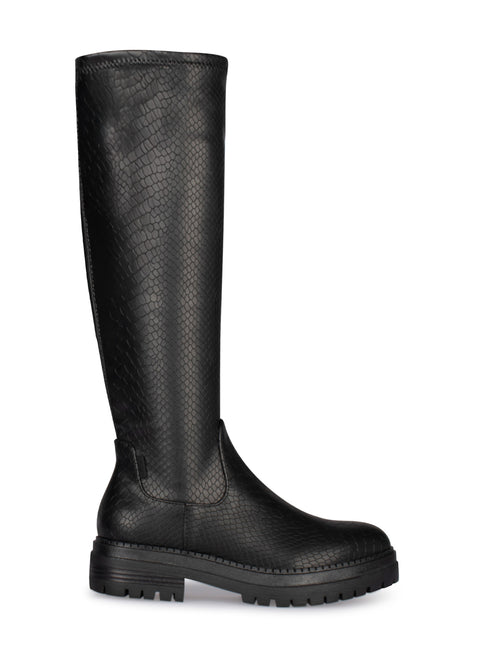 POSH by Poelman Stretch Stiefel Schwarz Cybele Stiefel Print