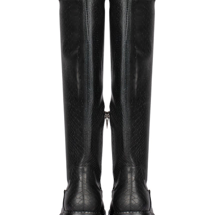 POSH by Poelman Stretch Stiefel Schwarz Cybele Stiefel Print