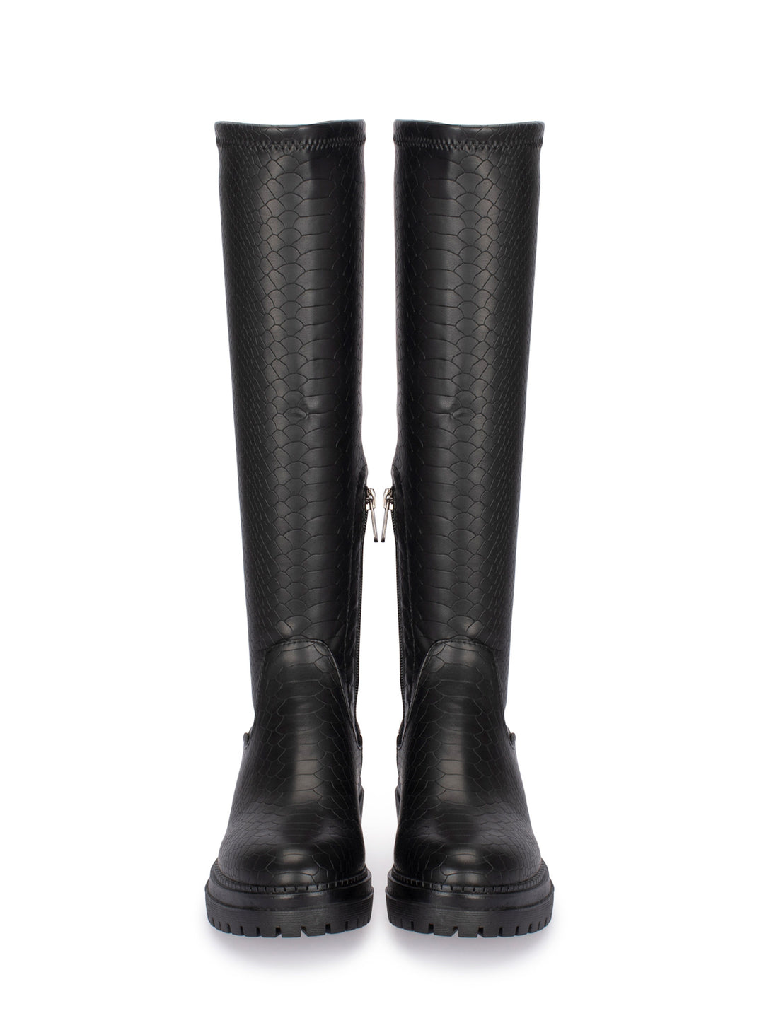 POSH by Poelman Stretch Stiefel Schwarz Cybele Stiefel Print