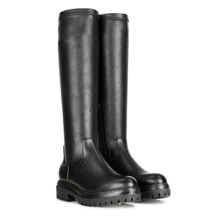 POSH by Poelman Stretch-Stiefel Schwarz Cybele