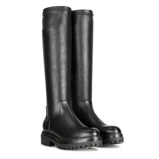 POSH by Poelman Stretch-Stiefel Schwarz Cybele