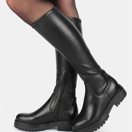 POSH by Poelman Stretch-Stiefel Schwarz Cybele