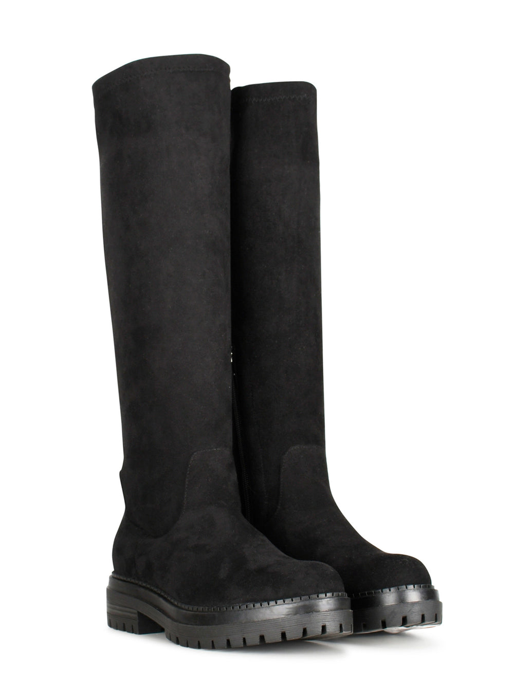 POSH by Poelman Stretch Stiefel Schwarz Suedine Cybele Stiefel