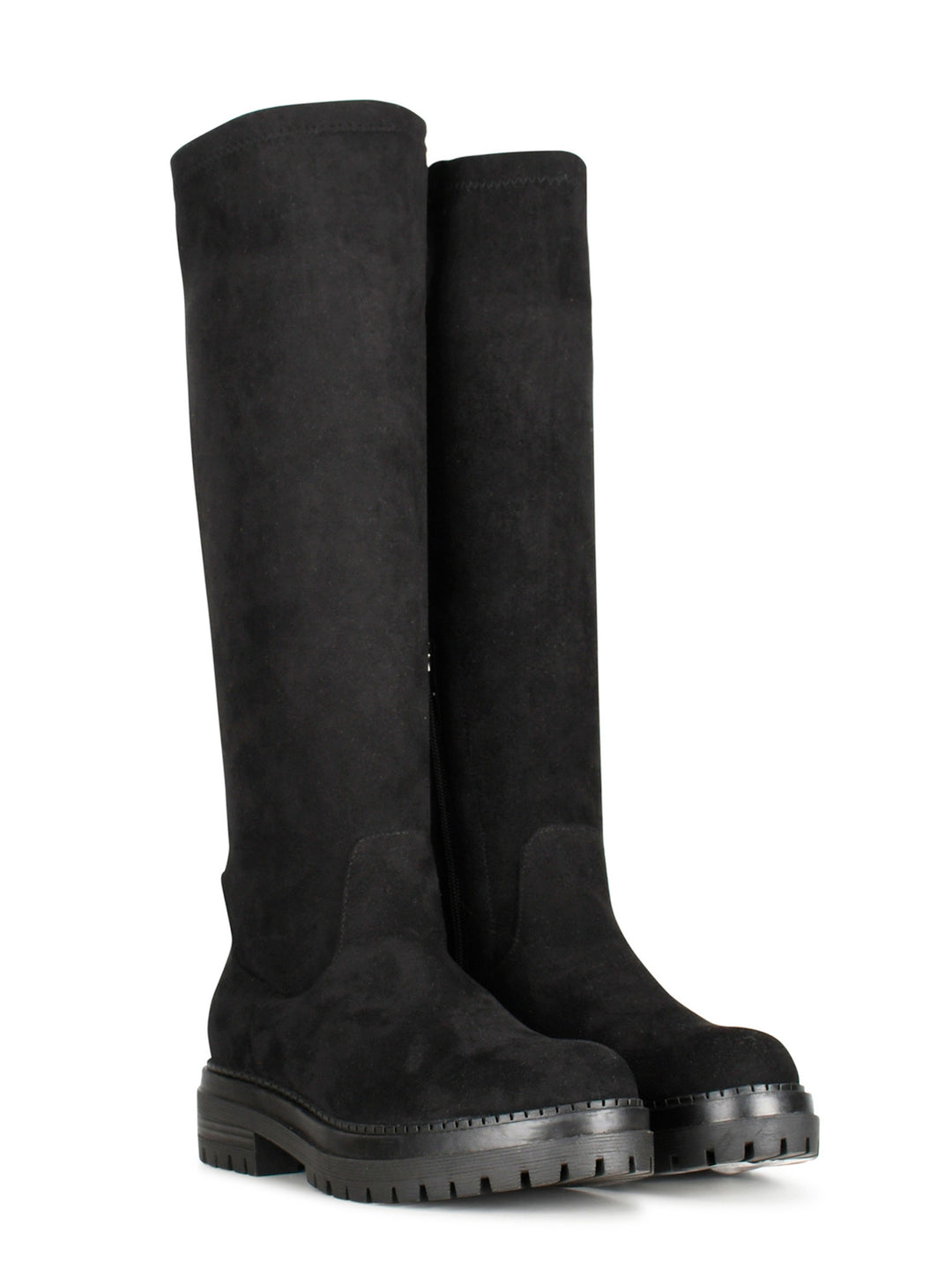 POSH by Poelman Stretch Stiefel Schwarz Suedine Cybele Stiefel