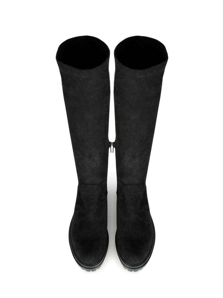 POSH by Poelman Stretch Stiefel Schwarz Suedine Cybele Stiefel