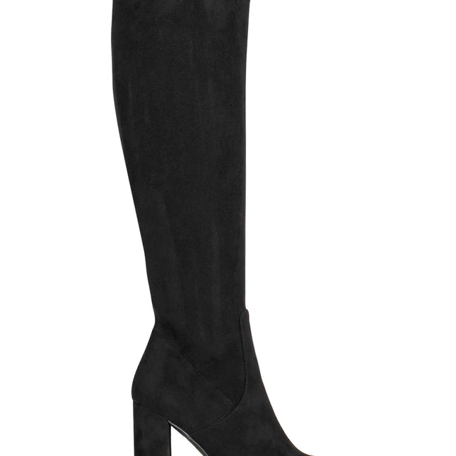 POSH by Poelman Stretch Stiefel Schwarz Suedine Lauren