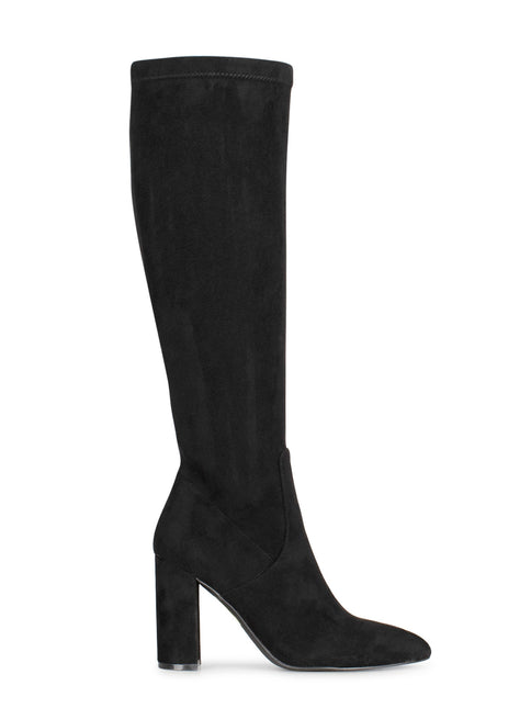 POSH by Poelman Stretch Stiefel Schwarz Suedine Lauren
