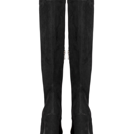 POSH by Poelman Stretch Stiefel Schwarz Suedine Lauren