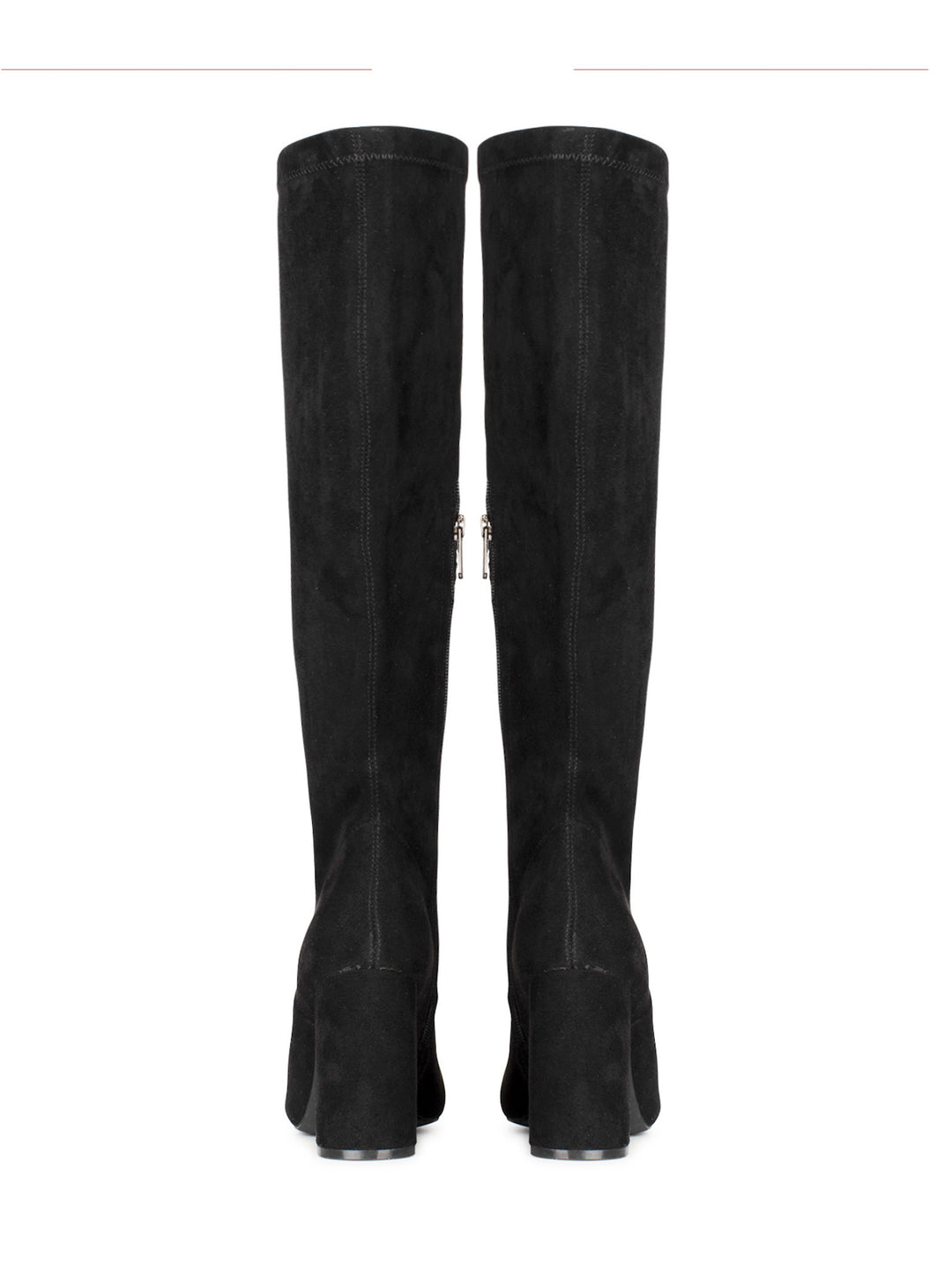 POSH by Poelman Stretch Stiefel Schwarz Suedine Lauren