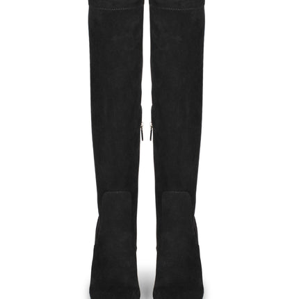 POSH by Poelman Stretch Stiefel Schwarz Suedine Lauren