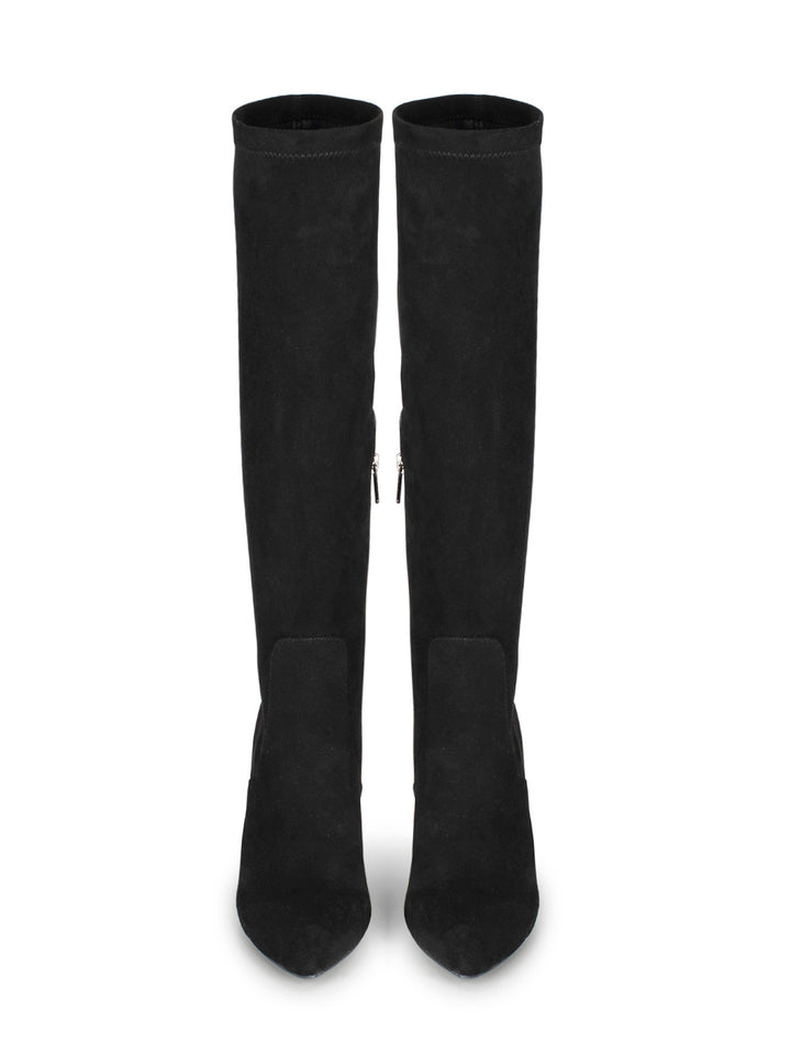 POSH by Poelman Stretch Stiefel Schwarz Suedine Lauren