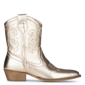 PS Poelman Cowboy Stiefel Gold Moco