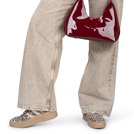 PS Poelman Sneakers Gold Anemone Leopard