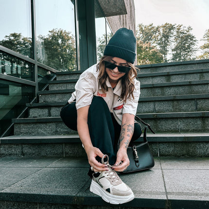 PS Poelman Turnschuhe Jana Beige Gold