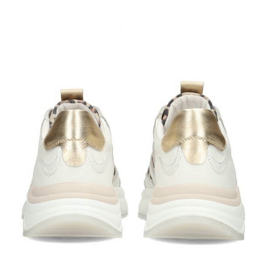 PS Poelman Sneakers Weiß Charu Leopard