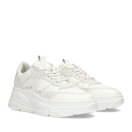 PS Poelman Turnschuhe Weiß Jilly