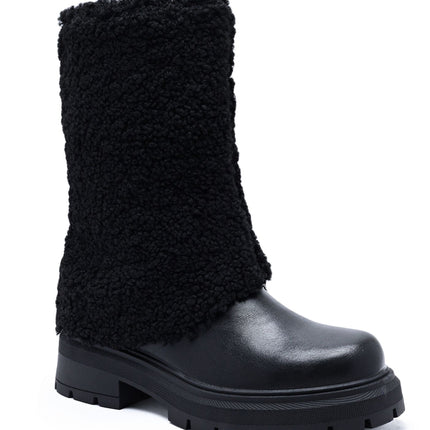 Smile Favorites Stiefel Schwarzer Teddy