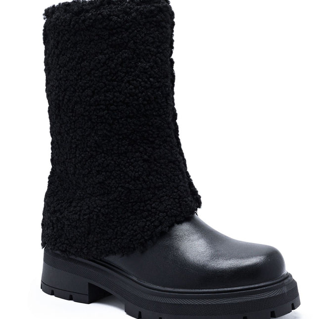 Smile Favorites Stiefel Schwarzer Teddy