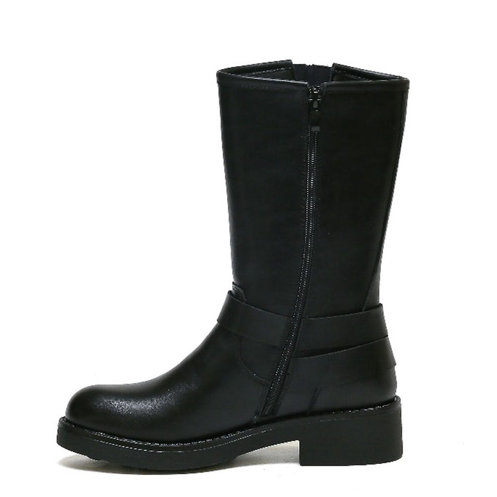 Smile Favorites Schnallenstiefel Schwarz