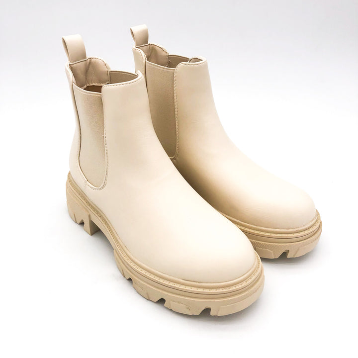 Smile Favorites Chelsea-Stiefel Beige