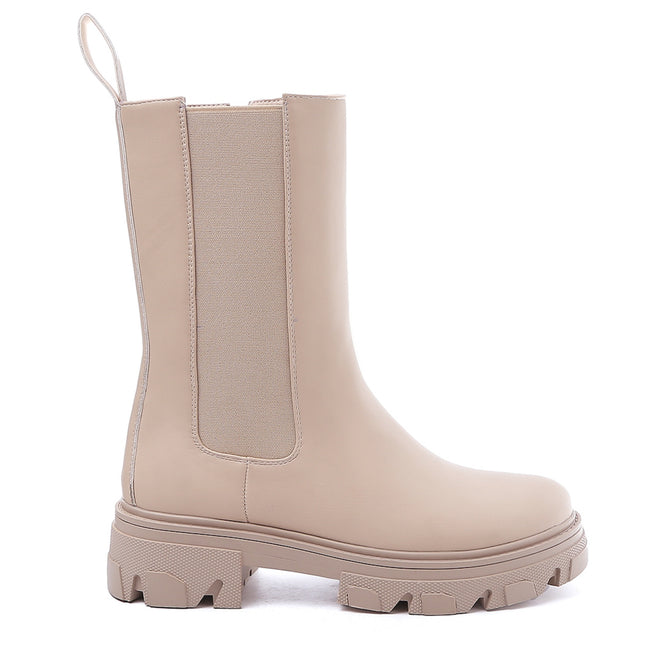 Smile Favorites Chelsea-Stiefel Beige