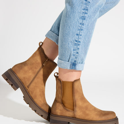 Smile Favorites Chelsea-Stiefel Camel Tutto Bene
