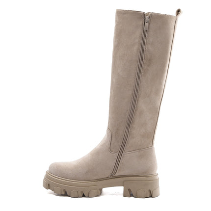 Smile Favorites Chelsea-Stiefel High Beige Wildleder