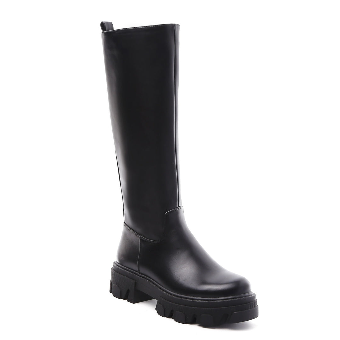 Smile Favorites Chelsea-Stiefel High Schwarz