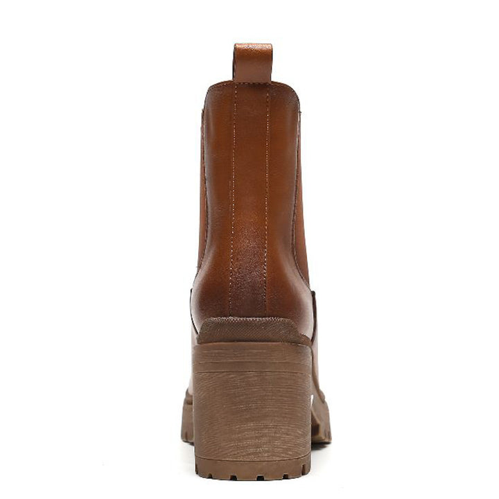 Smile Favorites Chelsea-Stiefel mit Absatz Camel