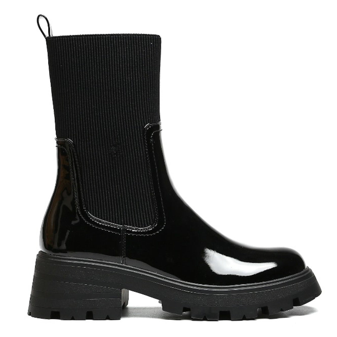 Smile Favorites Sock Schwarz Lack