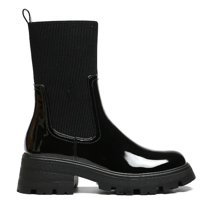 Smile Favorites Sock Schwarz Lack