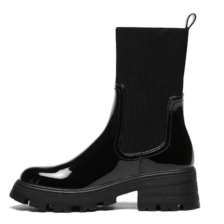 Smile Favorites Sock Schwarz Lack
